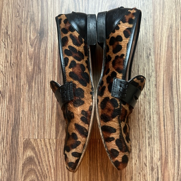 J.Crew leopard print “pony hair” loafers - Picture 5 of 7